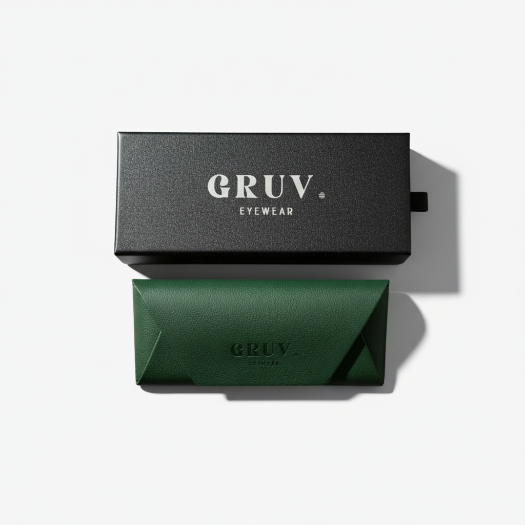 GRUV Eyewear sustainable packaging